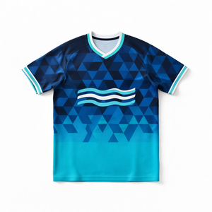 Maillots de football rétro OEM en gros, chemises de football classiques vintage 100 % polyester, maille respirante sur le devant, nom d'équipe personnalisé, livraison rapide - Product Image 3