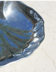 High Polished Silver Finish Metal Seashell Shaped Decorative Dish Scallop Shell Trinket Tray for Home Decor & Hotel Amenities - Product Image 3