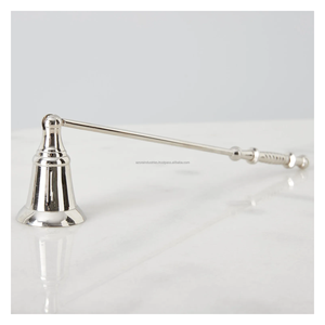 อุปกรณ์ตกแต่งเทียนสำหรับโรงแรมในบ้านพร้อมโลโก้ตามสั่งดีไซน์ทันสมัยทำจากทองเหลืองใหม่โดย azora Industries - Product Image 1