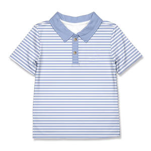 Camiseta Polo de Golf Informal para Niños, 100% Algodón, con Logotipo Personalizado, Manga Corta, Secado Rápido, Transpirable y Ecológica - Product Image 4