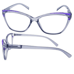 แว่นสายตาอ่านหนังสือแฟชั่นสำหรับผู้หญิง ดีไซน์หรูหรา คลาสสิก ทำจากกระจกคุณภาพสูง - Product Image 3