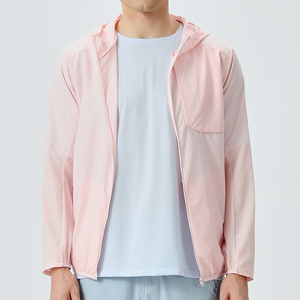 Chaqueta deportiva unisex ligera con revestimiento sólido, 100% poliéster/algodón, bicolor, con cremallera frontal, para gimnasio, atletismo y actividades al aire libre. - Product Image 5