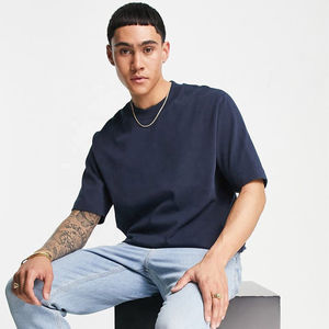 Camisetas de Manga Corta para Hombre, Ligeras, 100% Algodón, Tejido Antiarrugas, Corte Holgado, Personalizables con Logotipo y Color, Tela de 240g - Product Image 4