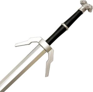 Espada Larga Medieval Occidental de Acero con Alto Contenido de Carbono, Cuchilla Afilada, Venta al Por Mayor OEM, Ideal para Regalo |   Cuchilla de espiga completa con funda - Product Image 3