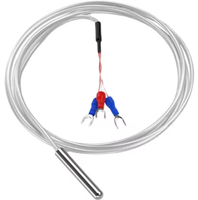 Sensor de Temperatura PT100 RTD Personalizable con Cable de 3 Hilos, Sonda Flexible para Uso Industrial y Doméstico, USB, OEM, ODM para Petróleo