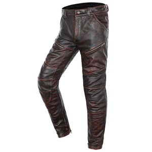 Pantalon cargo en cuir pour homme personnalisé avec logo, design multi-poches, points de renforcement, vente en gros Sialkot - Product Image 5