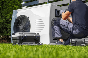 Système de climatisation HVAC industriel à haute efficacité, pompe à chaleur monobloc de type DC Invert pour le chauffage et le refroidissement domestique - Product Image 2