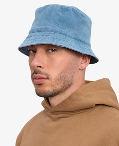 Chapeau Bob Unisexe en Jean Bleu de Qualité Supérieure, Pliable, Style Décontracté, Couleur Unie, Toutes Saisons, Taille Tête 56-58CM - Product Image 3