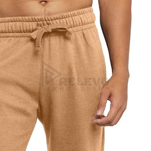 กางเกงวอร์มผู้ชายผ้าฟลีซ 350 กรัม ลายเส้นสีดำแบบเรียบง่าย ปรับแต่งได้ เป็นมิตรกับสิ่งแวดล้อม แห้งเร็ว คุณภาพสูง เหมาะสำหรับฤดูหนาว - Product Image 6