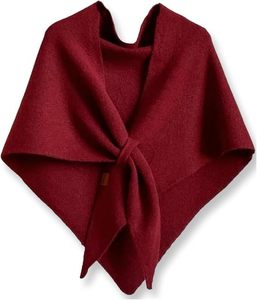 Wholesale Vintage Geometric Pattern <b>Knitted</b> Shawl Wrap Soft Warm Winter Scarf <b>Cape</b> Stole Supplier - Product Image 1