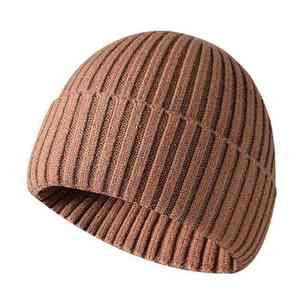 Gorro de Punto Acanalado Personalizado, Unisex, Cálido para Invierno, Gorro de Calavera con Borde Suave, Gorro de Pescador Holgado para Hombre y Mujer, Color Sólido - Product Image 5