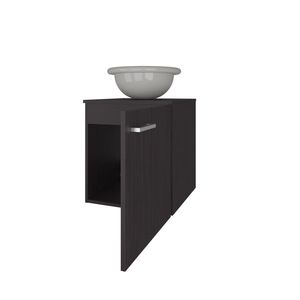 Mobile Bagno Integrato in Wengue con Lavabo e Rubinetto - Collezione Premium - Product Image 4