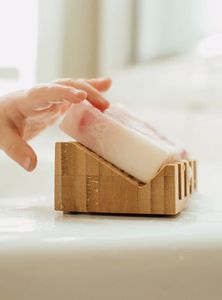 Simple Plain Wooden <b>Soap</b> Dish <b>Holder</b> Home Bathroom Products Storage Box For Best Selling Kitchen Ware Wood <b>Soap</b> <b>Holder</b> - Product Image 3