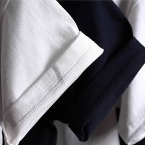 Camiseta de Manga Corta Unisex de Algodón Peinado de 200g con Logotipo Personalizado Bordado OEM, Ajuste Cómodo, Color Sólido, Tallas Grandes para Hombre - Product Image 5