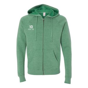 Unisex Special Blend <b>Full</b> <b>Zip</b> Hoodie Soft Cotton Rich <b>Sweatshirt</b> with Adjustable Drawstring Hood for Casual Fashion and Outdoor - Product Image 1