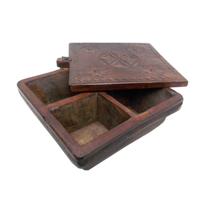 <b>Wood</b> Spice <b>Box</b> High Quality <b>Wood</b> Herb Organizer <b>Box</b> Flower Design Stylish <b>Wood</b> Masala Dabba Organizer Spice <b>Box</b> - Product Image 5