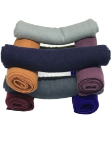 Bufanda de Cachemira de Color Sólido, Tejida, Ligera, para Mujer, para Uso Diario en Todas las Estaciones, Morado Grisáceo - Product Image 2