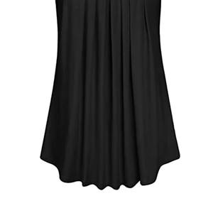 Camiseta sin mangas elástica de punto acanalado para mujer, top transpirable de poliéster para entrenamiento, camisa informal sin mangas de ajuste holgado para mujer - Product Image 4