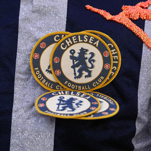 Branded Eco-Friendly Customized Woven Patches Alphabet Clubs Soccer Team Logo Outdoor Flower Embroidery Mens Womens Jacket - Product Image 3