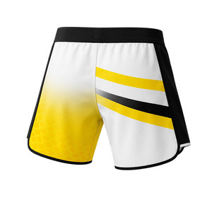 Custom Black White Yellow Men’s <b>Surf</b> Board Shorts Quick Dry Swim Trunks Sublimation Printed Beach Water Sports Shorts OEM ODM - Product Image 3