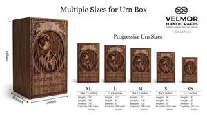Handcrafted Rosewood Urn For Human or Pet Ashes Personalized <b>Memorial</b> Keepsake <b>Box</b> Hand wooden cremation urn cremation urn wood - Product Image 1