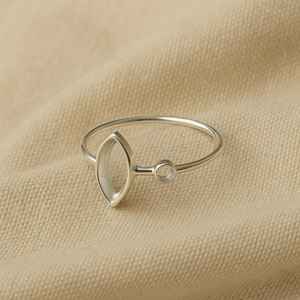 Anillo de Plata de Ley 925 Chapado en Oro de 18K Hecho a Mano de Alta Calidad con Sello 925, Componente para Fabricación de Joyería al por Mayor, Hecho en India - Product Image 4