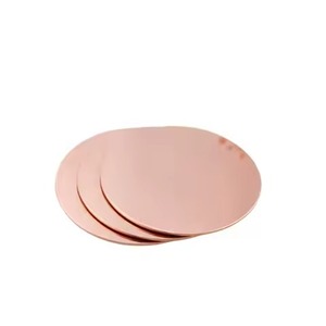 Pure Copper <b>Coaster</b> <b>Set</b> Elegant Beverage Mats for Coffee Table Dining Restaurant Hotel Bar Party Table Decoration - Product Image 4