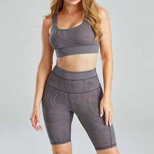 Nuevo Conjunto de Yoga para Mujer, Talla Grande, Transpirable, Ecológico, de 2 Piezas, de Alta Calidad, Secado Rápido, Shorts para Gimnasio, Hecho en Pakistán - Product Image 3