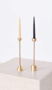 Modern Gold Metal Candle Holder Marble Base Design <b>Decorative</b> Candlestick Luxury Home <b>Decor</b> <b>Table</b> Accent Style - Product Image 2