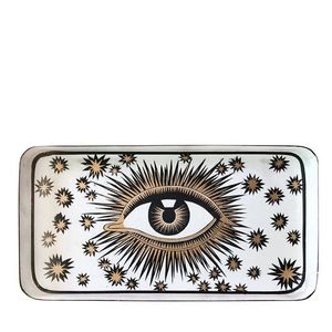 Plato Rectangular de Metal para Servir con Diseño Floral, Acabado Esmaltado de Primera Calidad que Agrega Encanto a Cualquier Interior - Product Image 6