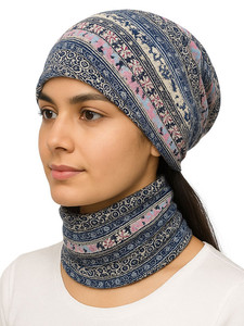 Digital Printed Paisley Pattern Casual Hat 56-58CM Adult Size Custom <b>Beanies</b> New Arrived Customized Unisex Floral <b>Beanie</b> - Product Image 4