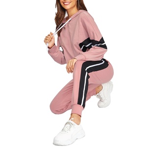 Ensemble de survêtement 2 pièces unisexe personnalisé OEM en molleton imprimé style streetwear avec fermeture éclair courte, couleur personnalisée 2026 - Product Image 5