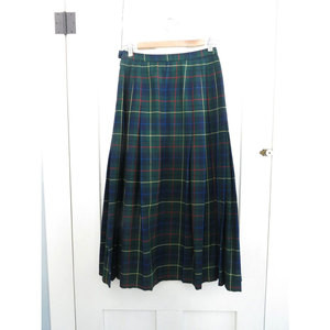 Falda Plisada de Lana Tartán 2026, Falda Tradicional Escocesa de Longitud Midi para Mujer, Estilo Kilt - Product Image 3
