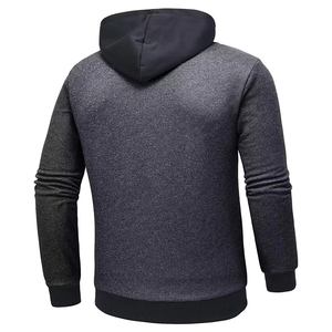 Sudadera con Capucha para Hombre, Servicio OEM, Algodón y Felpa, Estilo Simple, Gruesa, para Invierno, Uso Diario Informal, Fabricante - Product Image 4