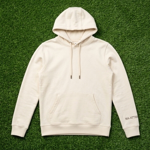เสื้อฮู้ดโอเวอร์ไซส์ผ้าฟลีซสำหรับผู้หญิง มีกระเป๋าจิงโจ้ สไตล์ลำลอง สตรีทแวร์ รับสกรีนโลโก้ - Product Image 5