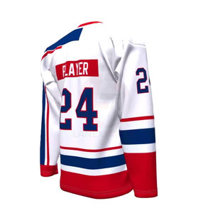 Maillot de hockey sur glace à manches longues, tissu chaud et respirant, parfait pour les matchs par temps froid et l'entraînement hivernal - Product Image 5