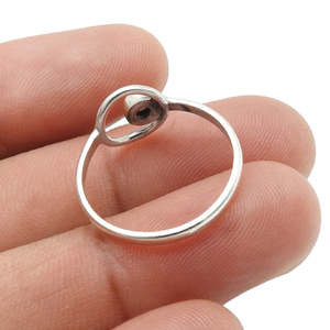 Nice Delightful Round Shape Rainbow Moonstone Gemstone <b>Ring</b> <b>Crafted</b> From 925 Sterling Silver <b>Rings</b> Wholesale Bohemian Jewelry - Product Image 4