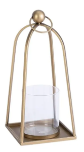 Élégant bois fer italien 'arbre' lanterne bougeoirs faits à la main de haute qualité budget-Friendly maison décor de noël bougies en verre - Product Image 4
