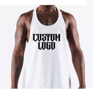 Débardeur Homme OEM en Gros, Personnalisable avec Logo, Coton Spandex, pour Fitness, Entraînement, Musculation, Gilet de Sport Sans Manches, Prix Bas - Product Image 1