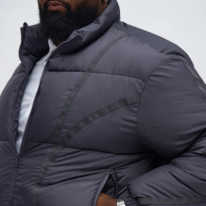 Veste matelassée unisexe personnalisée de haute qualité, col montant brillant, style décontracté, vente en gros, toutes tailles - Product Image 3