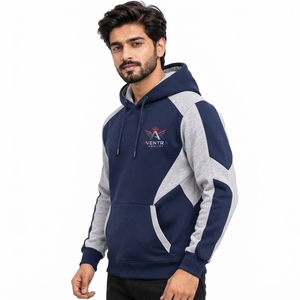 Comfortable Construction Offering Soft Feel Clean Details And Attractive <b>Trendy</b> Men <b>Hoodies</b> Made Durable Fabric - Product Image 5