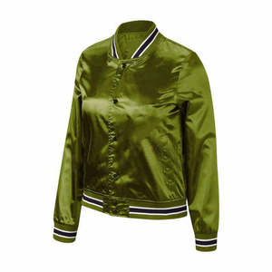 Chaqueta de Satén de Seda de Alta Calidad para Mujer 2026, Chaqueta Varsity Acolchada de Satén en Nueva Moda y Estilo, Chaqueta de Satén para Mujer - Product Image 5