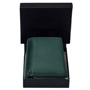 Portefeuille en cuir véritable fait main de qualité supérieure pour homme, profil fin, plusieurs compartiments, aspect durable, utilisation quotidienne, imperméable, OEM - Product Image 2