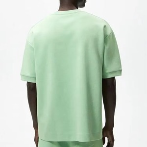 Prix de gros, t-shirts pour hommes de qualité supérieure, surdimensionnés, impression de logo personnalisée, couleur unie, séchage rapide, respirant, toutes tailles disponibles - Product Image 3