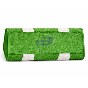 Sac fourre-tout en jute résistant à l'eau avec fermeture éclair et lettres grecques élégantes pour les membres de la sororité Iota Phi Lambda IPL - Product Image 3