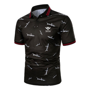 เสื้อโปโลสีตามสั่งพร้อมโลโก้ตามสั่ง ดีไซน์ล่าสุด เสื้อโปโลลำลอง แขนสั้น - Product Image 1