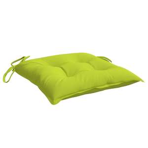 Juego de 2 Cojines para Silla de Tela Oxford Verde Brillante, 100% Poliéster, para Uso en Exteriores - Product Image 4