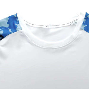 T-shirt à manches longues pour homme, col rond, manches raglan, coton/fibre de bambou, séchage rapide et respirant, coupe classique - Product Image 1