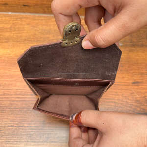 Cartera Pequeña de Cuero Vacuno en Oferta 2024, Estilo Minimalista, Cartera Pequeña para Dinero y Tarjetas, Cartera de Mujer de Cuero Genuino de Alta Calidad - Product Image 5