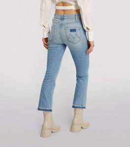 Hot Selling Women's <b>Denim</b> Jeans | Mid Waist Skinny High Quality Vintage <b>Stretch</b> Spandex/Polyester Breathable Quick Dry Pants - Product Image 3